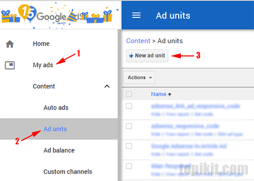Cara membuat iklan tautan AdSense