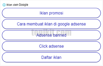 Cara membuat iklan tautan AdSense menjadi banyak