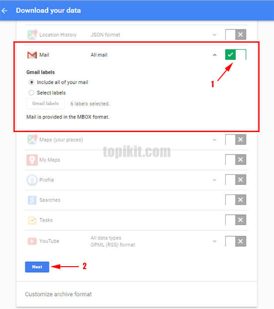Cara melakukan backup akun Gmail Google Mail