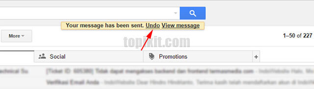 Mengaktifkan tombol Undo di Gmail untuk menunda kirim email