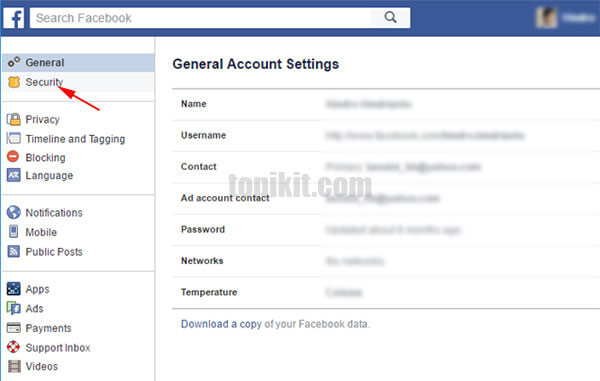 Keluar sign out dari Facebook pernah dibuka di perangkat lain