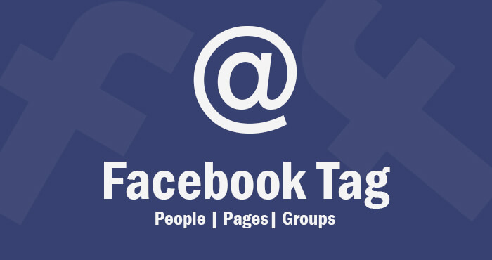 Melakukan Tag Teman, Facebook page dan group di status update atau postingan