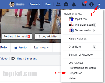 Menghapus menyembunyikan profil Facebook dari mesin telusur(search engine)