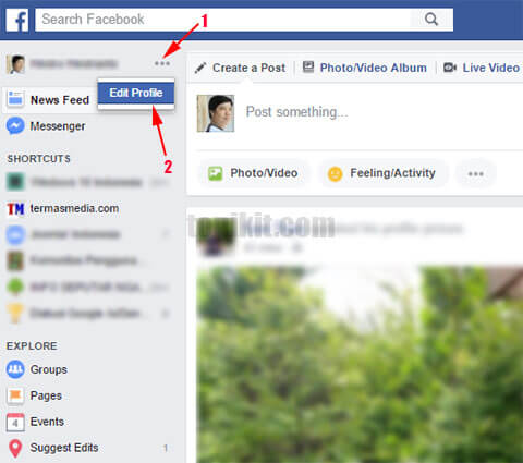 Menyembunyikan informasi tempat kerja di Facebook