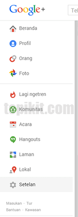 Menyembunyikan jumlah tampilan view count Google Plus