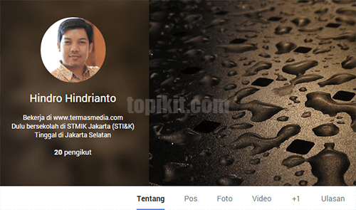 Menyembunyikan jumlah tampilan view count Google Plus
