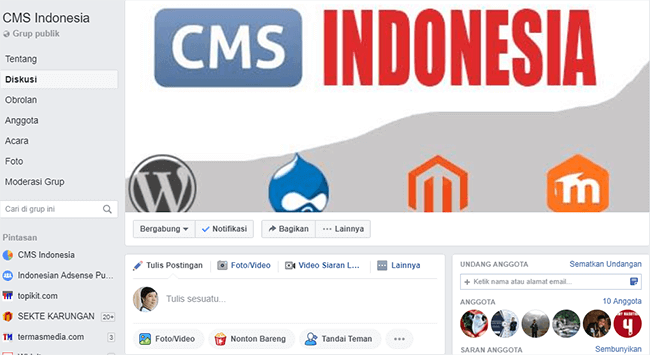 Perbedaan antara profil, halaman dan grup di Facebook